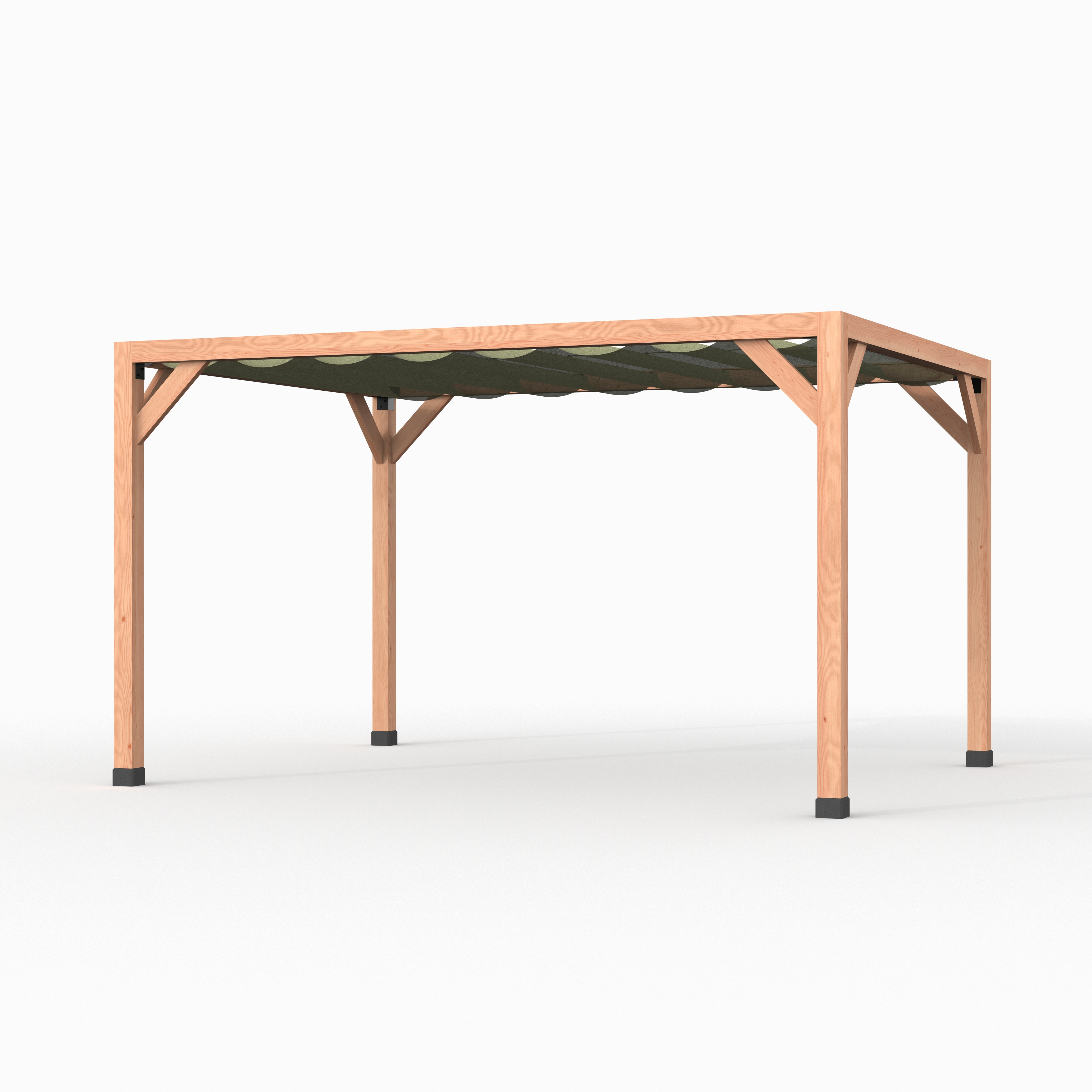 Douglas Pergola Westwood Vester Plus Olijfgroen 424 x 324 cm - Afbeelding 1
